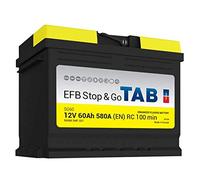 Tab Start Stop Efb Sg60 Batterie Voitures, 12 V 60Ah 600 Amps (En)