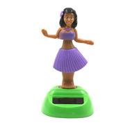Tabac du Bassigny Figurine Solaire Mobile - Danseuse Hawaïenne Violet