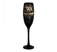 Tabac du Bassigny Flûte à champagne spécial Anniversaire 30 Ans coloris Noir et Doré