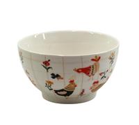 Tabac du Bassigny Grand Bol en Grès 480ml - Design Poules Suzanne | Style Campagne Chic, Idéal pour Soupe & Céréales | Compatible Four & Lave-Vaisselle