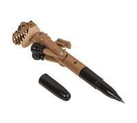 Tabac du Bassigny Stylo Amusant avec Dinosaure Boxeur Articulé, Encre Bleue, 17 x 12 cm