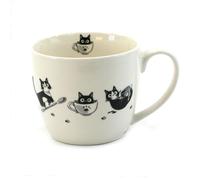 Tabac du Bassigny Tasse Déjeuner en Porcelaine - Chatons Mia 380 ml