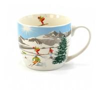 Tabac du Bassigny Tasse Déjeuner en Porcelaine - Ski Hima 380 ml