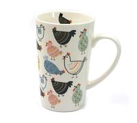 Tabac du Bassigny Tasse Haute motif de Poules Colors Mug 400 ml