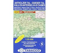 Tabacco Wandern 1 : 25 000 Antholzer Tal - Gsieser Tal