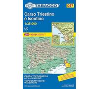 Tabacco Wandern 1 : 25 000 Carso Triestino E Isontino