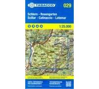 Tabacco Wandern 1 : 25 000 Schlern Rosengarten