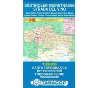 Tabacco Wandern 1 : 25 000 Südtiroler Weinstraße