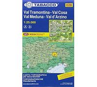 Tabacco Wandern 1 : 25 000 Val Tramontina. Val Cosa. Val D'arzino 1:25.000