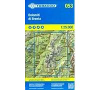 Tabacco Wandern Dolomiti Brenta 1:25000