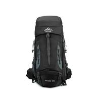 TABAGFKFNV 70L hommes grande capacité randonnée de fond sacs d'alpinisme Camping voyage sac à dos(Black)