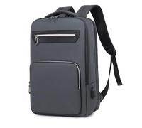 TABAGFKFNV Sac à dos unisexe multifonction avec fermeture éclair résistante, en nylon, idéal for les voyages et les activités de plein air, avec carnet d'adresses professionnel.(Gray)