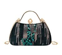 TABAGFKFNV Sac fourre-tout à bandoulière oblique à paillettes for femme, design multifonctionnel, élégant et charmant(Green)