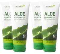 Tabaiba Loe Lot de 4 crèmes pour les mains à l'aloe vera 100 ml