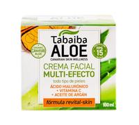 Tabaibaloe Crème visage multi-effets à l'aloe vera avec vitamine C 100 ml Soin 24 h 100 ml