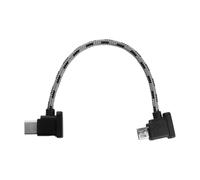 Tabanzhe Câble de commande à distance USB-C vers micro USB de 15 cm, cordon de données USB-C à angle droit pour la plupart des télécommandes de drones
