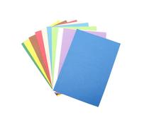 Tabanzhe Feuilles de mousse pour travaux manuels - 10 feuilles A4 colorées en mousse EVA de 1,5 mm d'épaisseur - Feuilles souples et flexibles pour la fabrication de cartes - Fournitures d'artisanat -