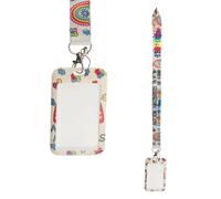 Tabanzhe Lanière de sensibilisation à l'autisme avec porte-carte - Puzzle arc-en-ciel - Cordon tour de cou pour enseignants spéciaux en dysfonctionnement, enfants, adolescents, badges, étiquettes