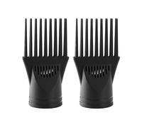 Tabanzhe Lot de 2 buses de sèche-cheveux universelles pour sèche-cheveux, peigne Pik pour salon de coiffure, salon de coiffure, coiffure, noir