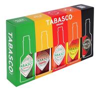 Tabasco Coffret Cadeau de Sauce Piquante - Set Cadeau de Sauce Deluxe avec 5 Saveurs Différentes - 100% Ingrédients Naturels - Pour les Amateurs de Sauces Épicées