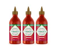 TABASCO Sriracha Flacons Squeeze, Lot de 3 (3 x 256 ml) - Sauce Piquante à Doser Facilement, Sans Gluten ni Conservateurs