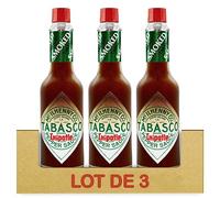 Tabasco Sauce Epicée Chipotle aux notes fumées - Lot de 3 flacons de 60ml