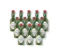 TABASCO® Sauce Jalapeño Verte - sauce douce aux piments verts jalapeño et vinaigre - pack de 12 × 60 ml - idéale pour tacos, salades, grillades et plus