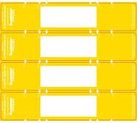 Tabbies Poignée de poche pour documents juridiques, jaune, 24,5 cm (l) x 5,1 cm (H), 48 poignées/paquet, récupérez facilement les poches de fichiers depuis n'importe quelle étagère, Tyvek solide