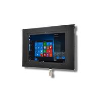 TABcare Étui antivol en métal pour Tablette Lenovo Tab P12 12,8" (32,3 cm) - pour kiosque, POS, Magasin, Affichage, Heure et Horloge (Noir, Tab P12)