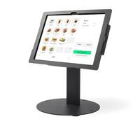 Tabdoq Support Tablette et Support iPad Lite | Stable, Pivotant et Inclinable | Base Lestée pour Comptoirs et Bureaux | Compatible iPad 10e (2022) et 11e Génération A16 (2025) | Noir