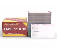 TABE 11 and 12 Study Cards 2026-2027: TABE Test 11/12 Exam Prep and Practice Test Questions [Full Color Cards]