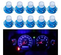 TABEN Ampoules LED T3 Neo Wedge - Lumières de contrôle du climat A/C - Chauffage - Contrôle de jauge - Ampoules de tableau de bord (Bleu)