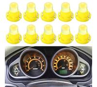 TABEN Ampoules LED T3 Neo Wedge pour commandes de climatisation/chauffage, jauges, amas d'instruments, tableau de bord (Ambre)