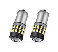 TABEN BA9S T4W Ampoules LED de Voiture 12V-24V Lentille de projecteur Blanche 6000K pour éclairage intérieur de Voiture Éclairage de Plaque d'immatriculation Dôme Lumières de Carte Clignotants (2pcs)