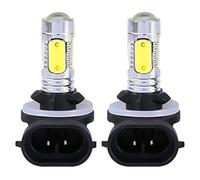 TABEN Lot de 2 ampoules à LED 881 haute puissance COB pour feux de brouillard Blanc 6500 K 6500 K