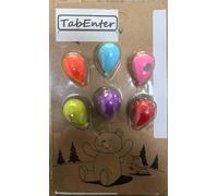 TabEnter Lot de 12 aimants décoratifs de réfrigérateur, parfaits pour la maison, le bureau, un usage personnel (ballon)