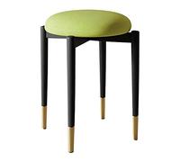 Tabinet Technique Barstool Kitchen-Dining Chair Vanity Taboule Tabouret Bar Tabourets avec 4 Jambes en métal Solides durables, 29cmx46cm (Vert)