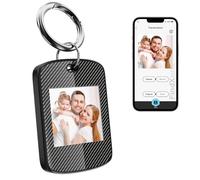 TABKSOLA Porte Clés Personnalisé,Porte-clés avec écran couleur à encre électronique, personnalisez vos images préférées,portraits, paysages, ou motifs, pour un cadeau unique