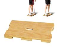 Tabla De Ejercicio De Madera - Plataforma De Resistencia, Placa De Tracción Ajustable | Superficie Antideslizante Entrenamiento Muscular Intensivo, Base Robusta Entrenamiento Equilibrio Núcleo En Casa