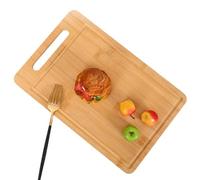 Tabla de Servir Madera - Tablas dee Cortar | Tabllas gruesas doble cara para cocina | Ideal paras carne, verduras, queso | Bandeja versátil y duradera parra servirr y preparar alimentos