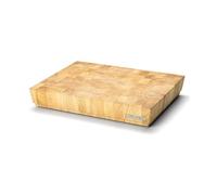 Continenta Planche à découper Grande en bois de caoutchouc 48 x 36 x 7,3 cm