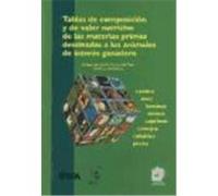 TABLAS DE COMPOSICIÓN Y VALOR NUTRITIVO DE LAS MATERIAS PRIMAS DESTINADAS A LOS ANIMALES DE INTERÉS GANADERO: CERDOS, AV