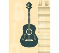 Tablature Pour Guitare: Cahier De Musique Portées, Grilles, Tablatures Apprentissage Et Création Musicale.Excellent Cadeau Pour Les Amateurs De Guitare
