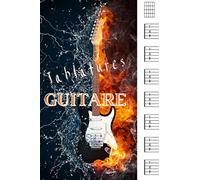 Tablatures guitare: Cahier de musique pour guitare - 100 pages - Format 6x9 (15,24x22,86cm) - 6 diagrammes et 7 tablatures par page - Idéal pour les ... musiciens et les guitaristes professionnels.