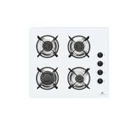 Continental Edison – Table de cuisson au gaz CECTG4VW1 – 4 foyers – 59,4×52,3 cm – Blanc