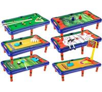 table 6in1 avec plateaux de jeu interchangeables Accessoires Football Basketball Snooker