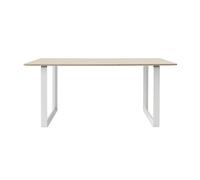 Muuto 70/70 Table à Manger 170x85 Placage Chêne/ Blanc