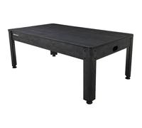 Table 7ft 4 en 1 mutli jeux bois brulé - 214 x 121,6 x 81,3 cm - Accessoires offerts !