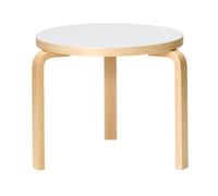 Table 90D Bouleau/ Stratifié Blanc