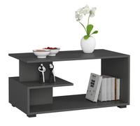 Table à café AKORD table basse PIN Gris Graphite 90 cm couleur Gris Graphite 90x51x45 cm